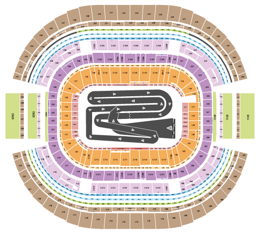 AT&T Stadium Supercross Seating Chart